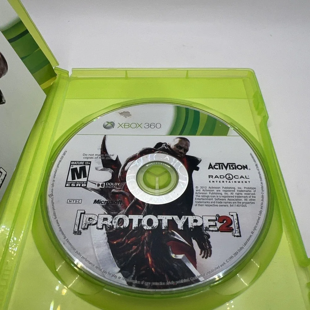 Prototype 2 (Microsoft Xbox 360, 2012 Activision) Complete CIB